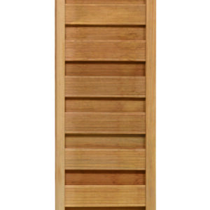 VivaView FLAIR Bangkirai Spitzzaun 40 x 180/200 cm