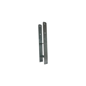 H-Pfostenanker verzinkt für Pfosten 90 x 90 mm - 91/600 mm