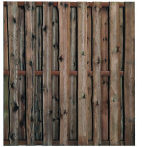 VivaView LANGEOOG KDI-Schwartenzaun Braun 180 x 180 cm