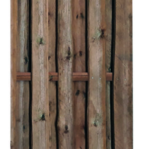 VivaView LANGEOOG KDI-Schwartenzaun Braun 90 x 180 cm