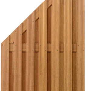 VivaView PRIMA Bangkirai Abschluss 90 x 180/90 cm