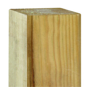 Nadelholz-Pfosten 90 x 90 mm, kesseldruckimprägniert
