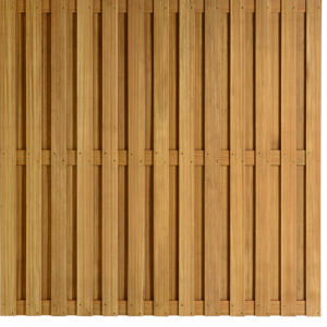 VivaView PRIMA Bangkirai Bretterzaun 180 x 180 cm