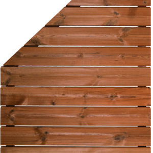 NORDSTRAND TMT Rhombus Abschlusselement links 90 x 180/90 cm