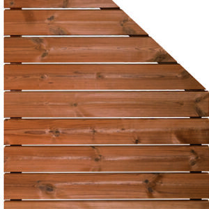 NORDSTRAND TMT Rhombus Abschlusselement rechts 90 x 180/90 cm